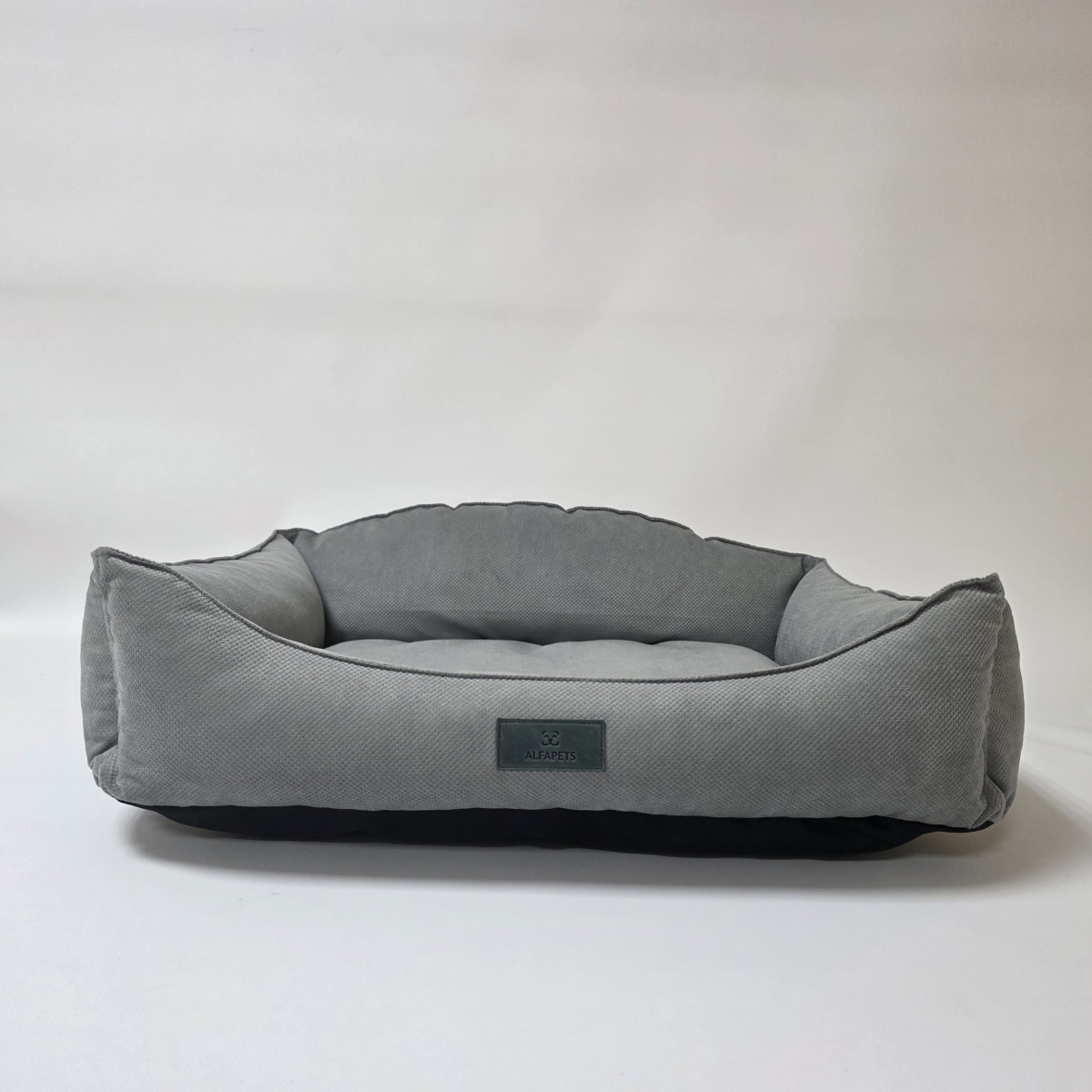 Лежанка для котів ALFA MICROVELUR GREY